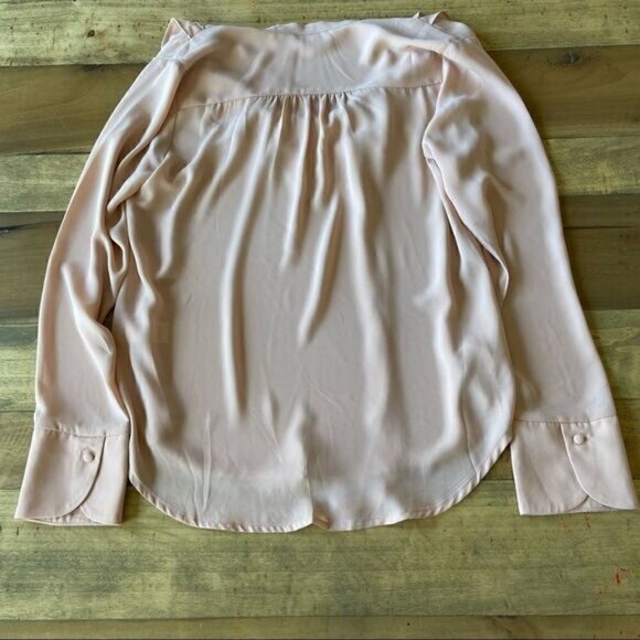 BLVD Light Pink Choker Blouse - Small - Picture 4 of 4